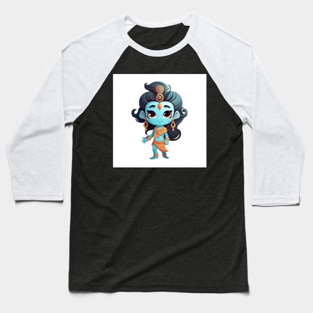 Shiva Baseball T-Shirt by ComicsFactory